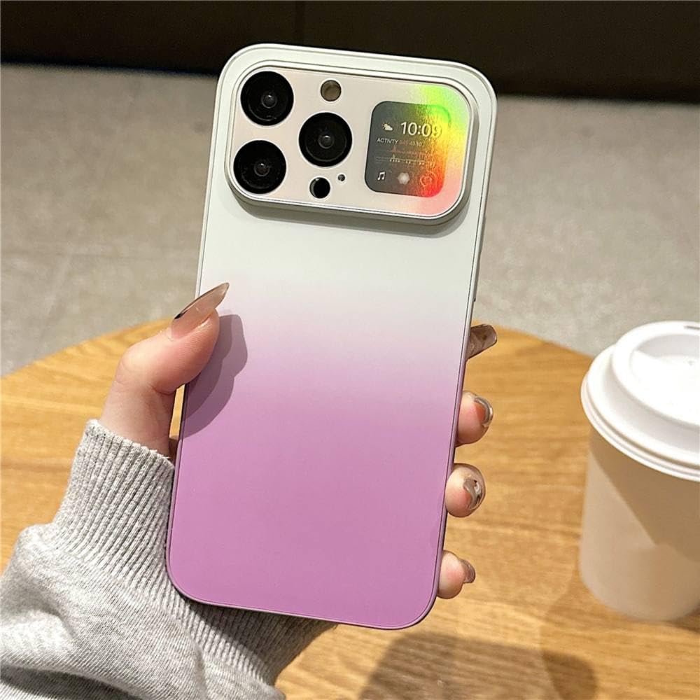 Housse iPhone 14 Plus mate premium effet dégradé laser haute qualité - 7