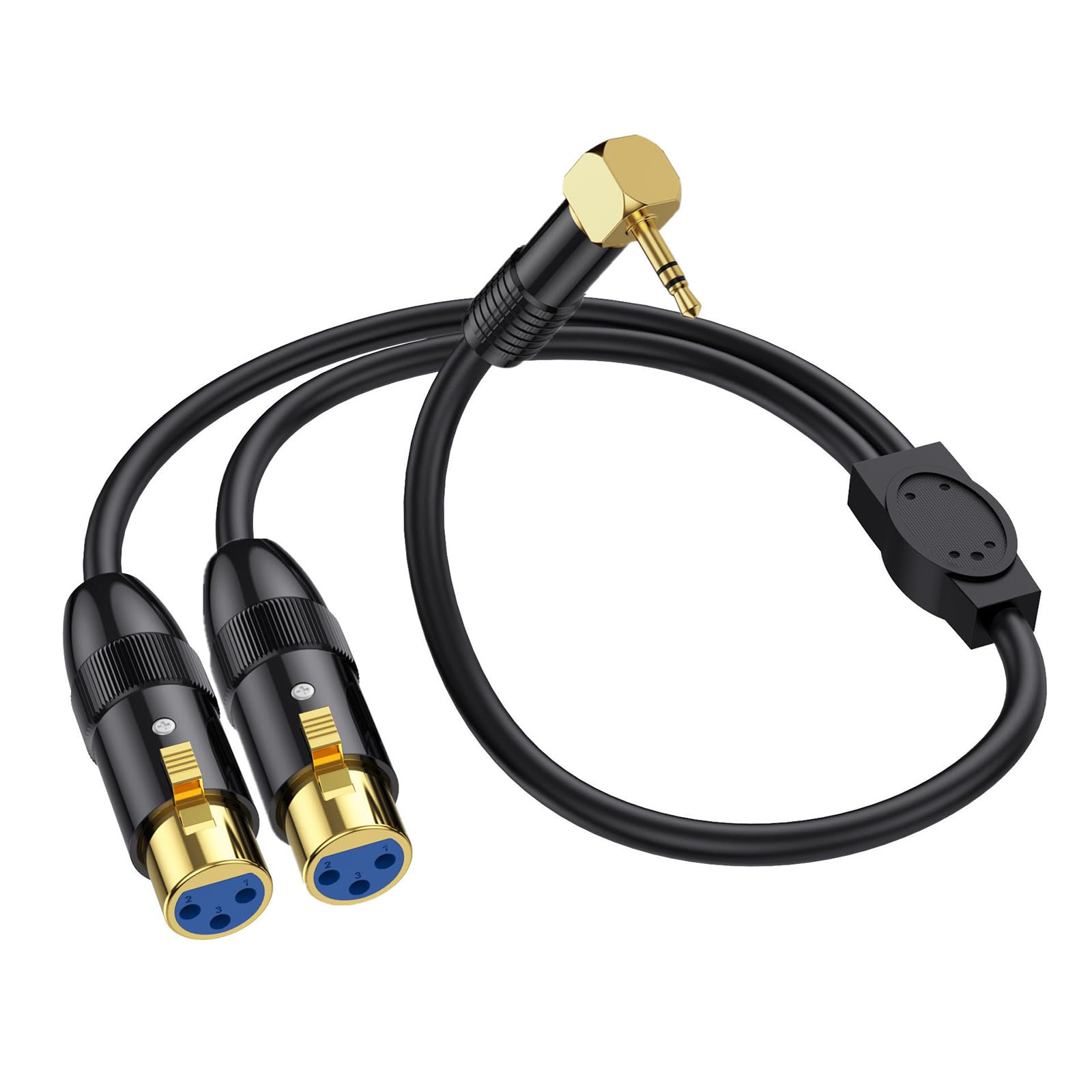 Câble 3.5mm microphone asymétrique cordon mâle femelle appareil photo