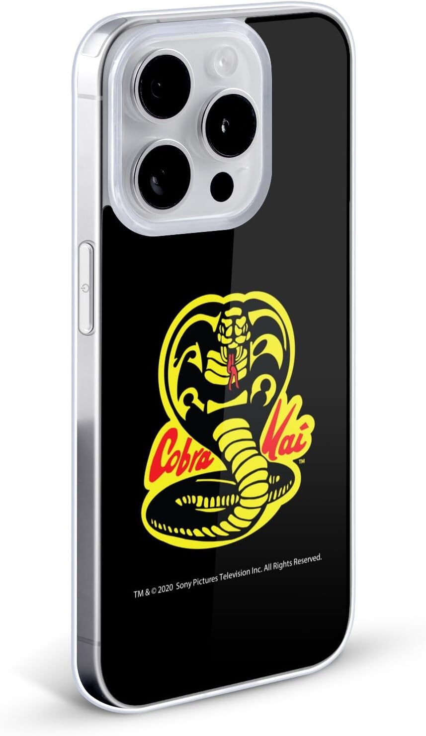 Head Case Designs Officially Licensed Cobra Kai Logo Graphics Soft Gel Case Compatible with Apple iPhone 7/8 / SE 2020 & 2022