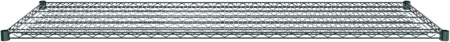 24" x 72" NSF Green Epoxy Wire Shelf Set of 2