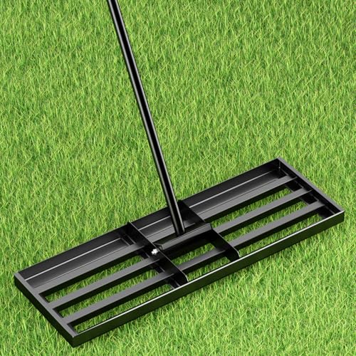 Rastrello Livellatore per Prato, 76 x 25 cm,Professionale Livellatore Prato, Raschietto da...