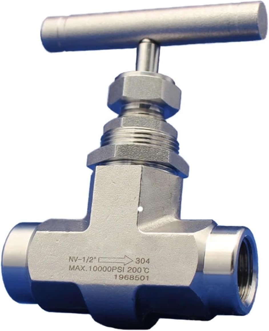 DN10 DN15 Female Thread Needle Globe Valve 3/8" 1/2" 304 Stainless Steel Needle Valve(1/2")