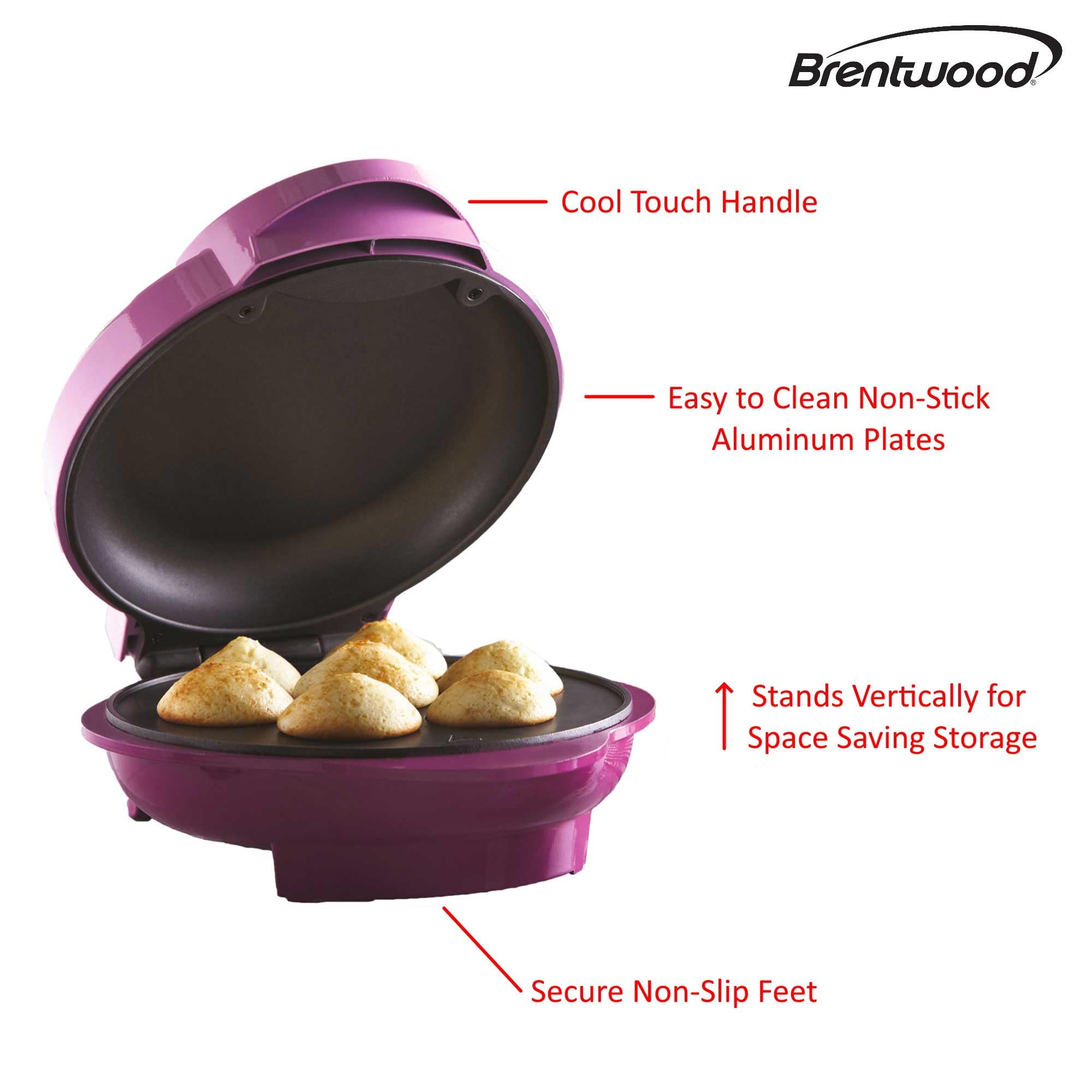 Mini Cupcake Maker - Pink by Brentwood -3 Mini Cupcake Maker - Pink by Brentwood -3