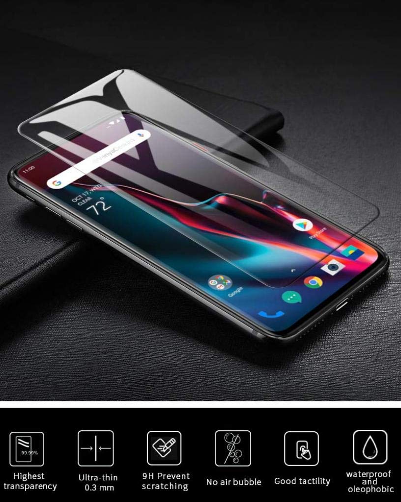 OnePlus 12 5G Compatibile MOCOLO 3D Vetro Temperato Curvo UV Liquido Proteggi Schermo - Foto 3