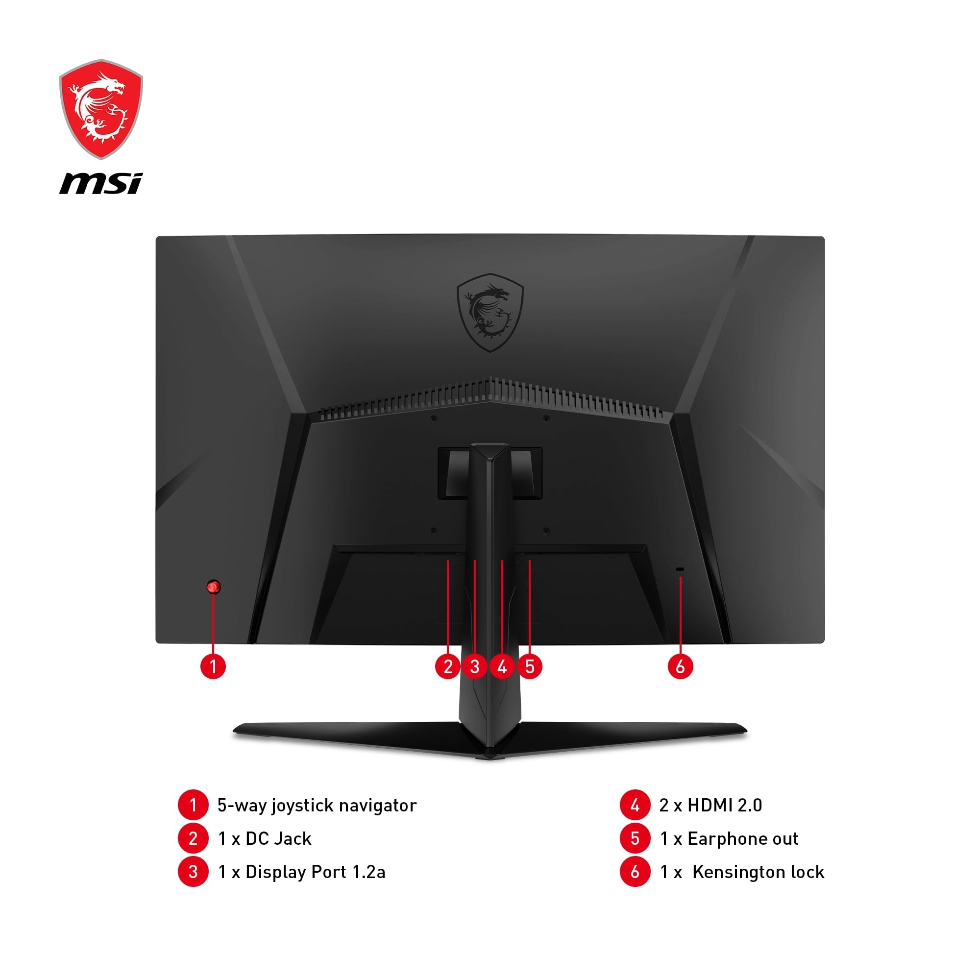 MSI G27C4X 27-Inch Full HD Curved Gaming Monitor - Professional VA