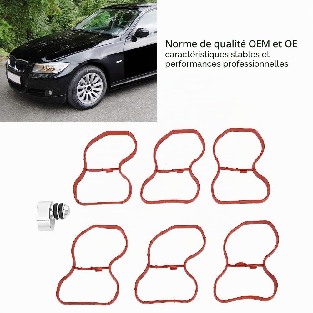 Kit Bouchons Clapet de Remplacement de réparation KIMISS Flap Plug Kit Supprimer Swirl Flap Flaps Plug Kit Voiture pour N57 N57S E90 E91 E92 E93 F07 F10 F11