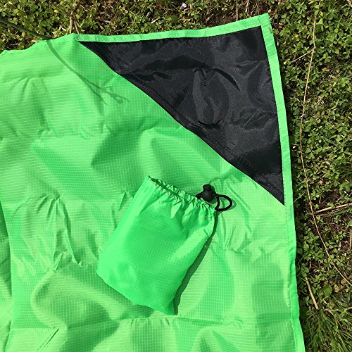 Honelife Actividades ao ar livre dobrável Tapete Praia Dobrável Cobertor Grande para a Família Campi