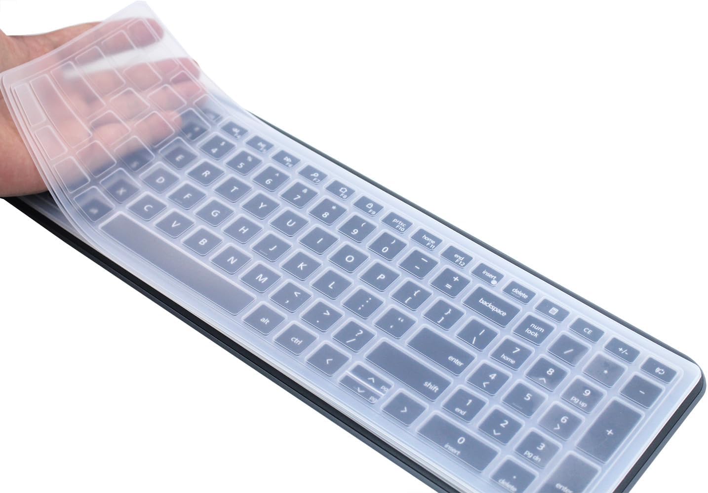 Protector de Teclado de Silicona Compatible para Dell KM7120W