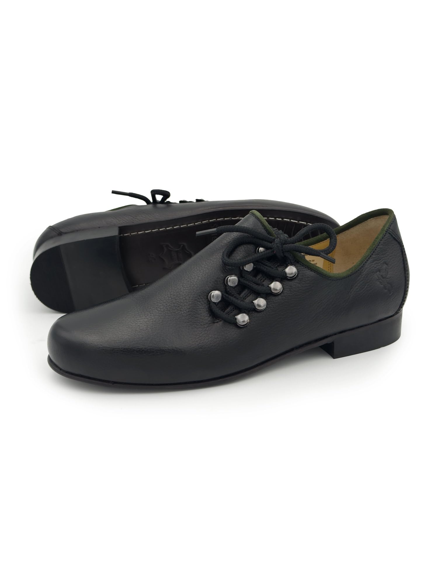 Spieth & Wensky Trachtenschuh Hans-571 für Herren, eleganter Tanzschuh mit Leichter Ledersohle, schwarz