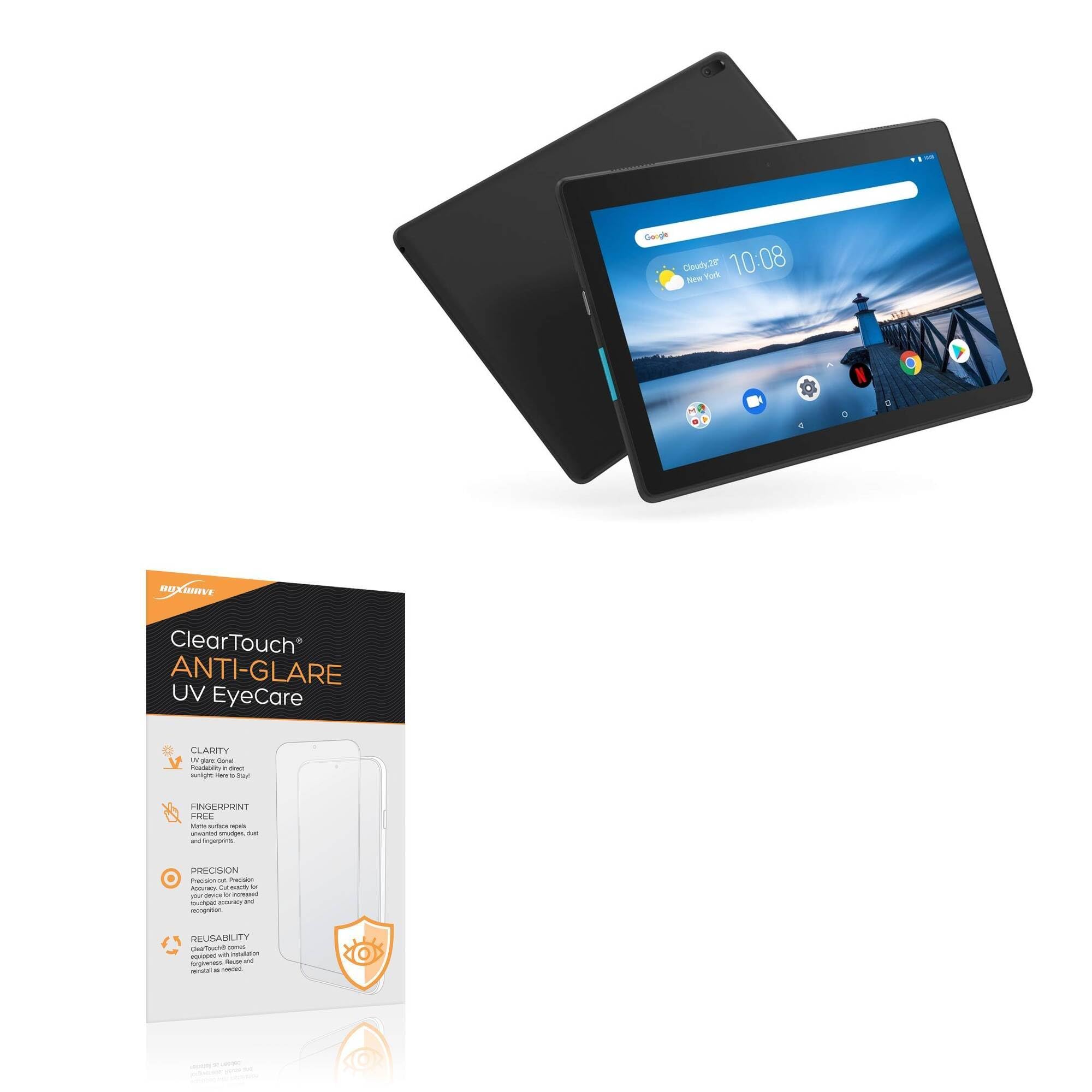 BoxWave Screen Protector Compatible With Lenovo TB-X104F - ClearTouch Anti-Glare Anti-UV EyeCare (2-Pack), Filters out Harmful Blue Light Reduce Fatigue