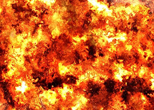 7X5Ft Flame Backdrop Raging Fire Photography Background Orange Backdrop For Pictures Youtube Backdrop Vv1025 #TOP1