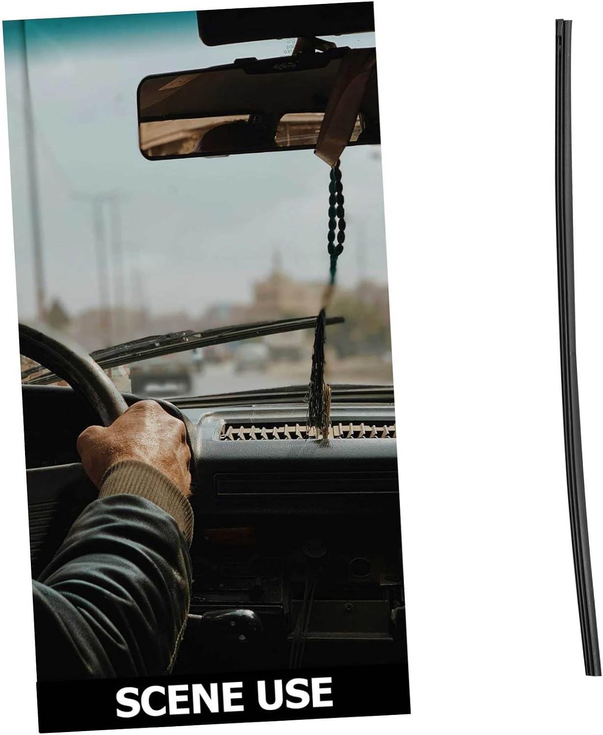 Windshield Wiper Blade Refill Rubber Strips Fit Replacement for Cars Quiet Operation Efficient Cleaning Durable Rubber for Visibility