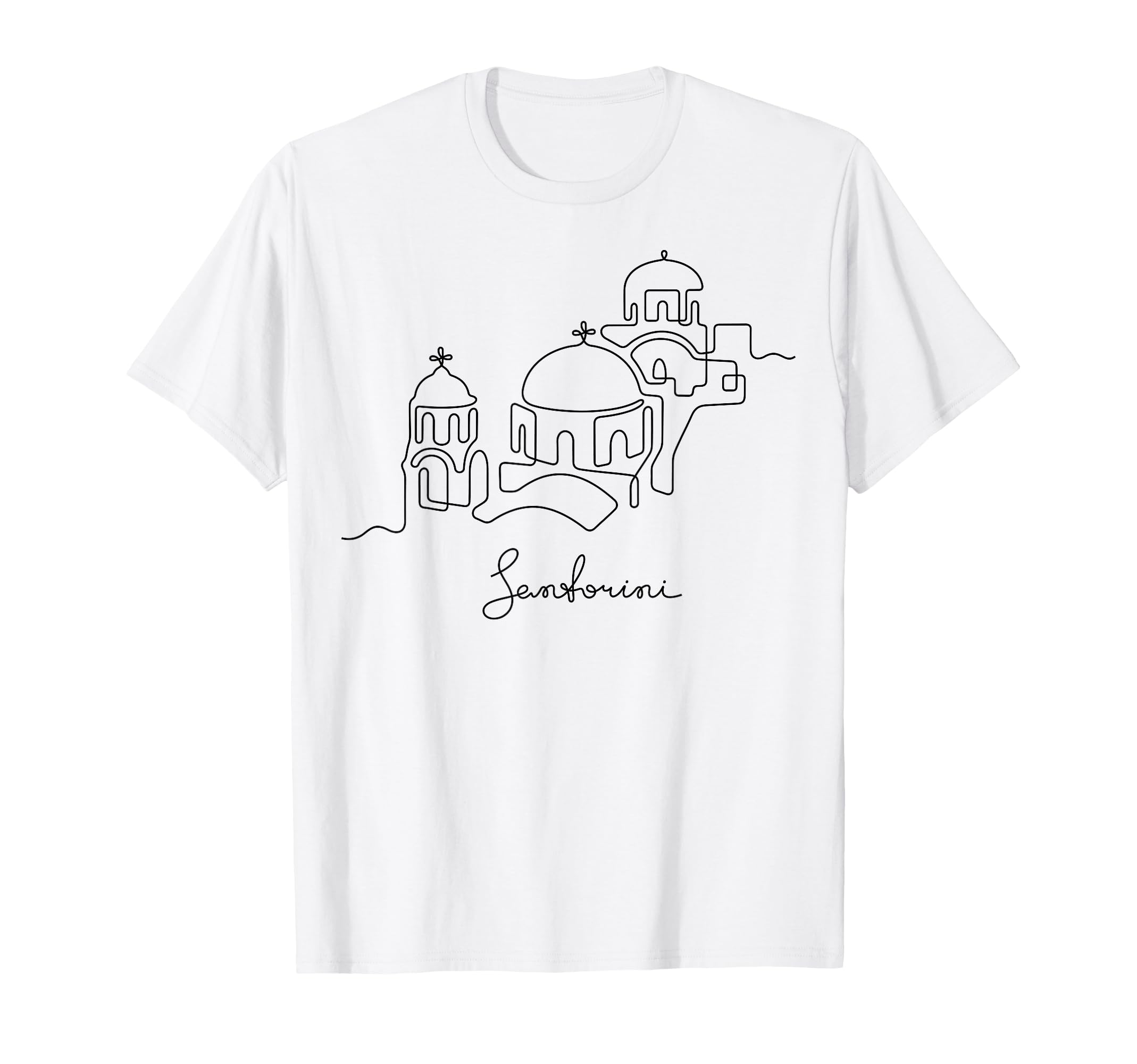 Europe Greece Athens Santorini Family Vacation Souvenir Tee T-Shirt