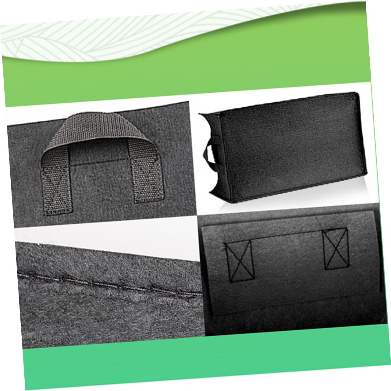 Kisangel Bolsa De Cultivo De Verduras 3 Uds Bolsa De Crecimiento De Plantas Contenedores De Plantación Macetero para Cama De Jardín Macetas De Tela Dispensador De Agua para Nevera