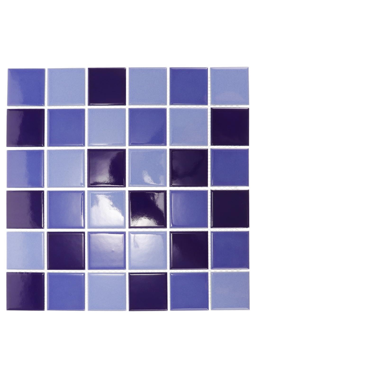 Carrelage de piscine bleu turquoise anti-ternissement pour rénover une salle de bains humide