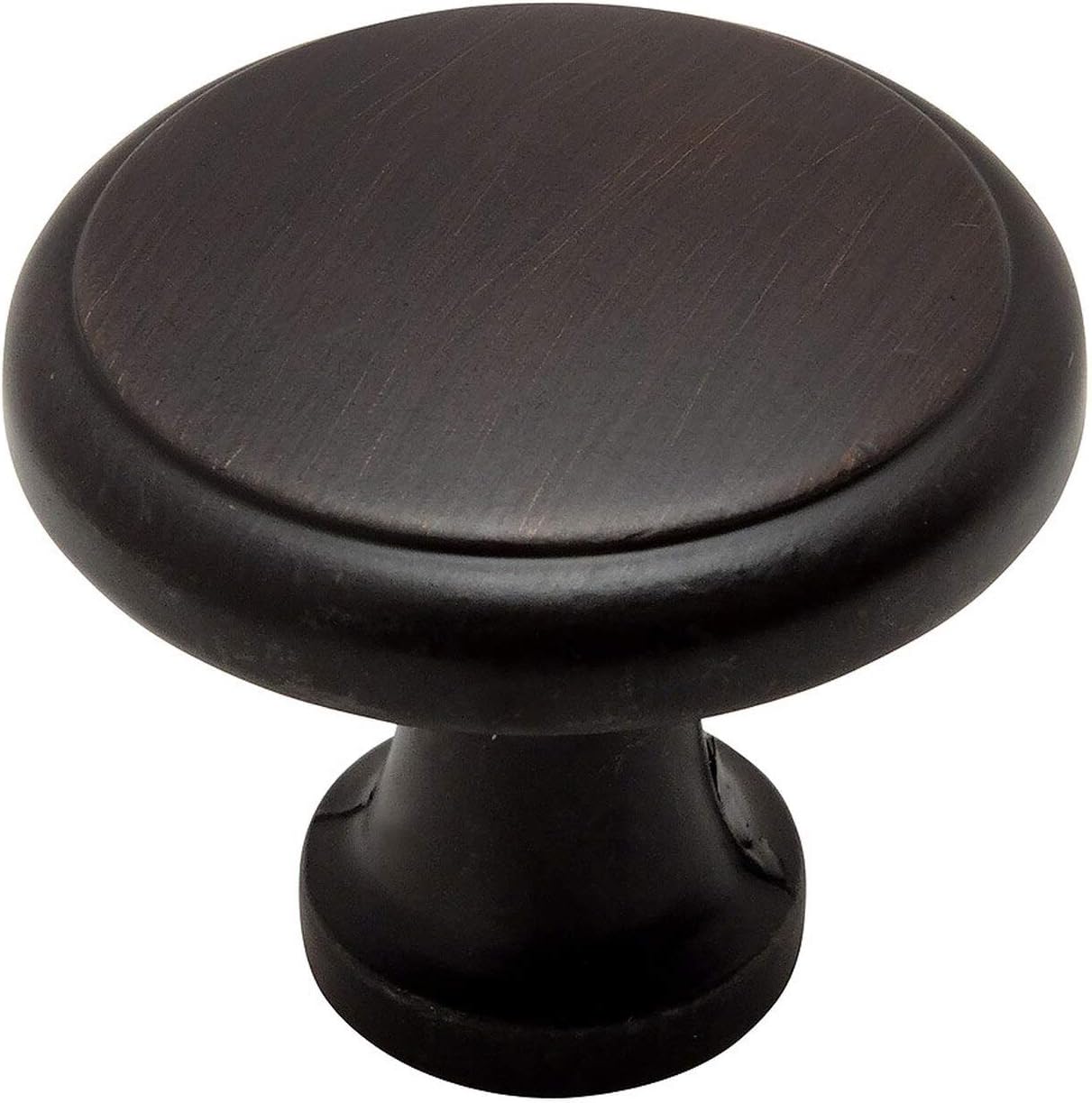 Cosmas 50 Pack 9985ORB Oil Rubbed Bronze Round Cabinet Hardware Knob - 1-1/8" Diameter