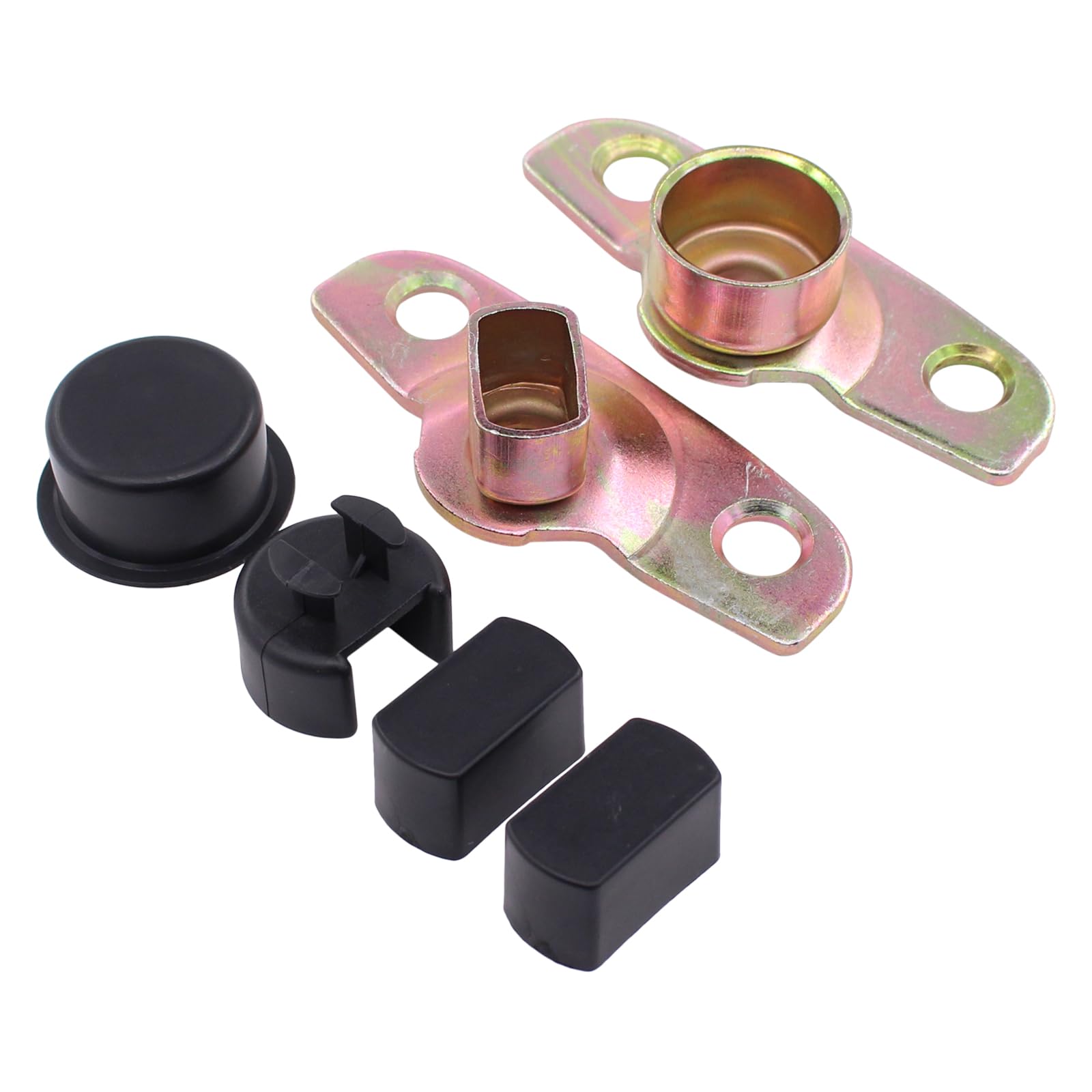 Dodge Truck Tailgate 4-Piece Tailgate Hinge Pivot Bushing Insert Kit - Fits Ford F-Series & Dodge Ram Trucks, Black Plastic Tailgate Hinge Bushing - Foto 11