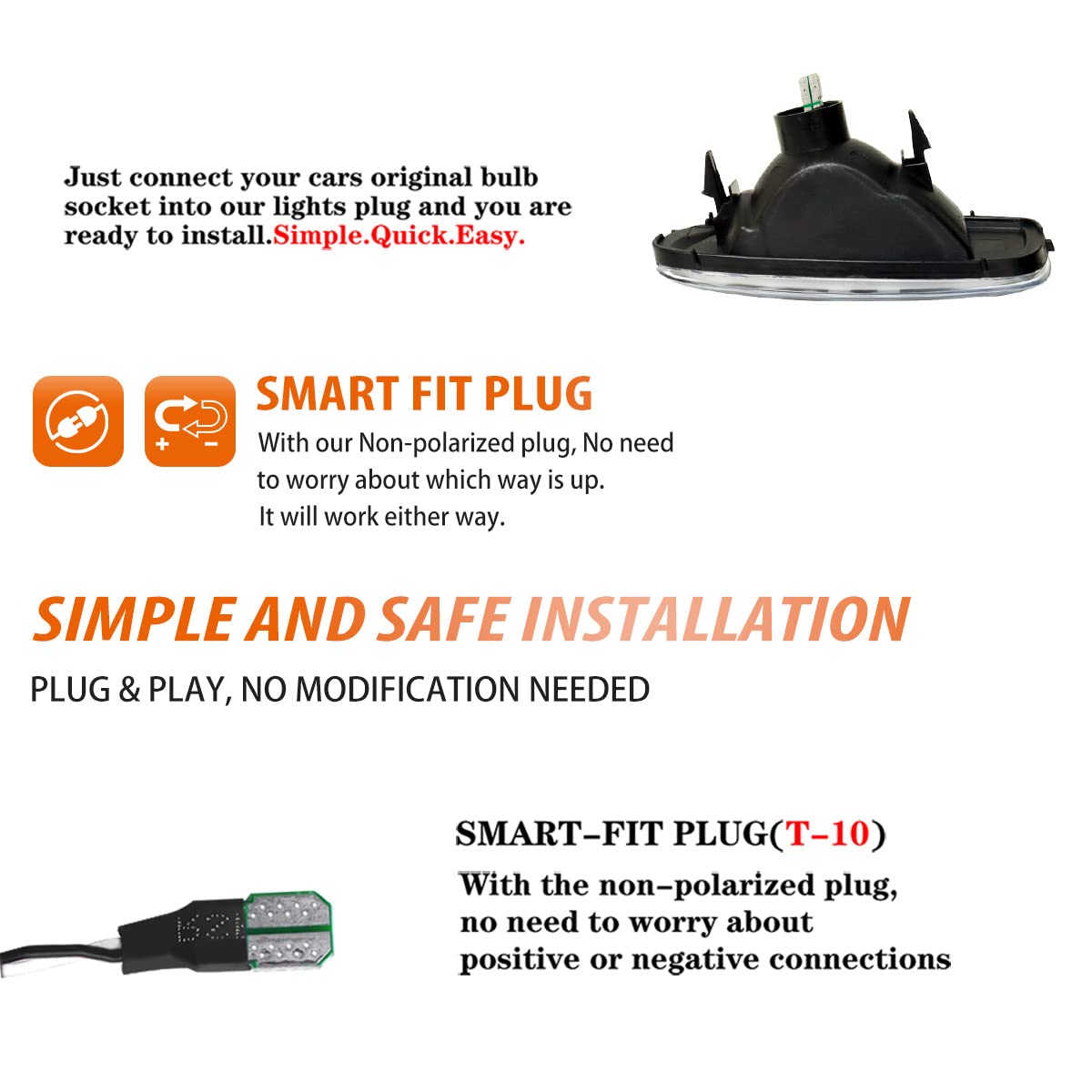 Snapklik.com : Euro Union Jack LED Rear Fog Running Lights For 06-15 ...