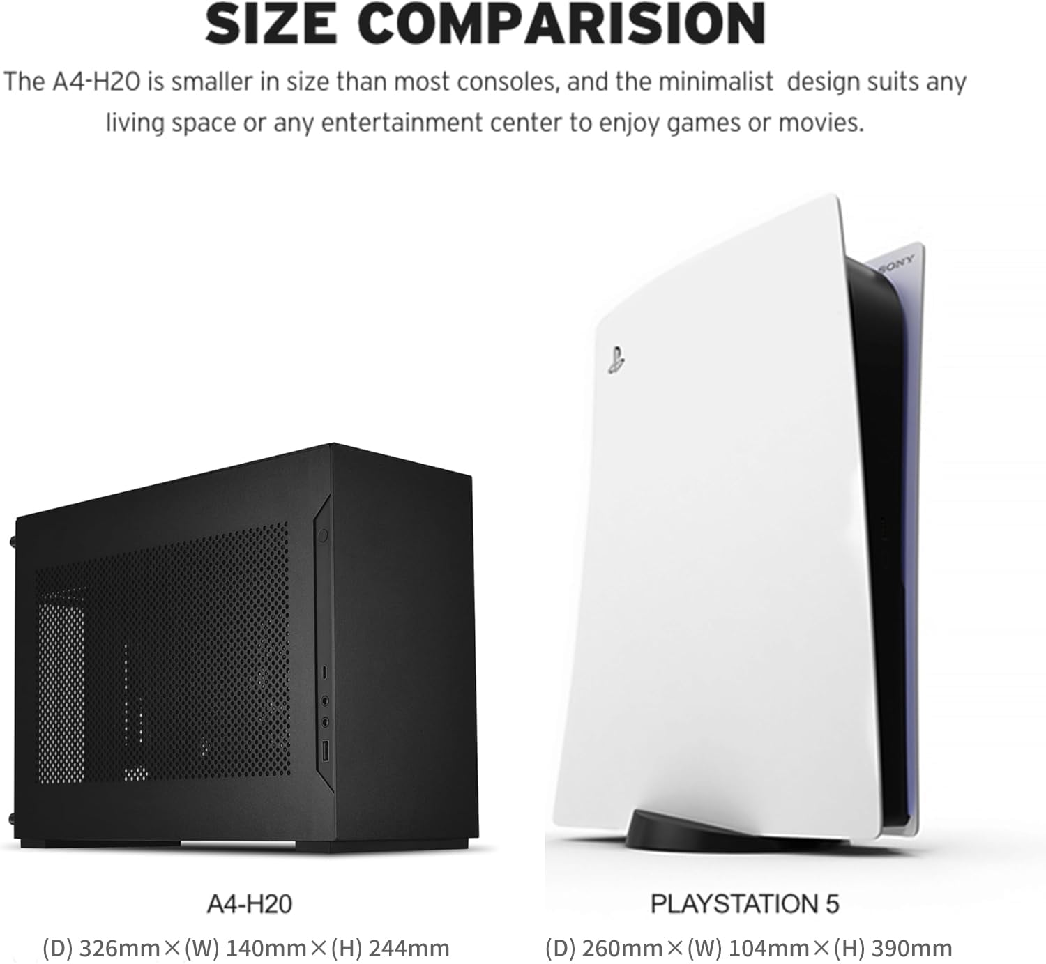 Amazon.co.jp: Lian Li A4-H2OX5 Mini-ITX PCケース、トリプルスロット 