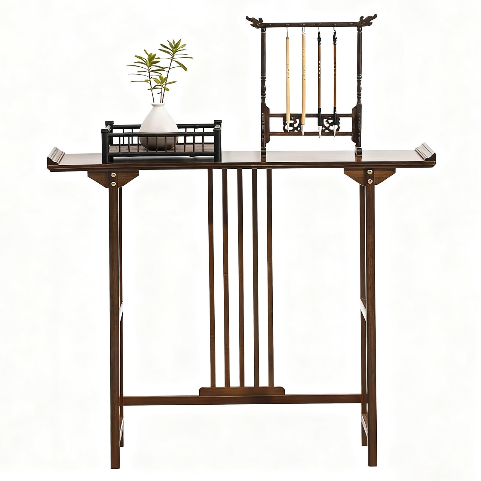 Altar espiritual de madera para crear tu rincón de paz en el salón