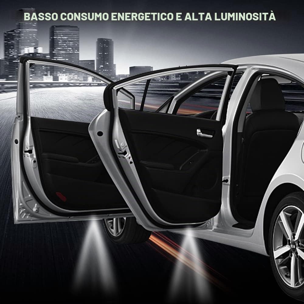Luci Proiettore Porta, per Volkswagen Golf 2010- proiettore LED per portiera Auto con Logo Illuminazione per Porte d'ingresso