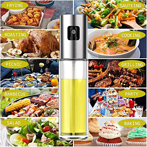Oil Sprayer for Cooking, Olive Oil Sprayer Mister, 105ml Olive Oil Spray Bottle, Olive Oil Spray for Salad, BBQ, Kitchen… - Image 4
