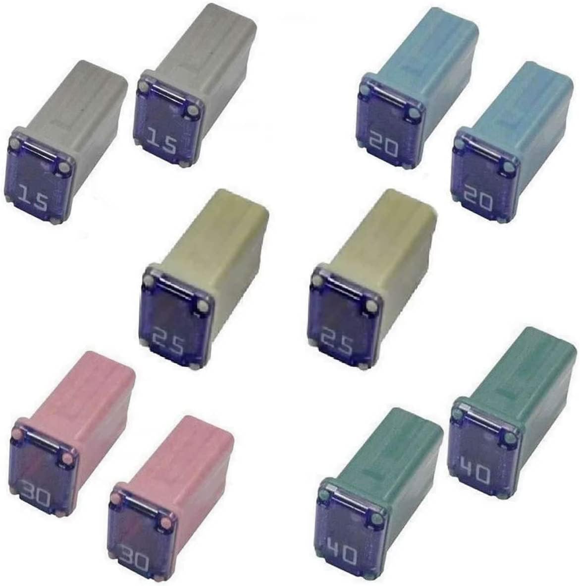 50 pc Automotive MCASE Mini Box Shaped Cartridge Fuse Kit — Amazon image 7