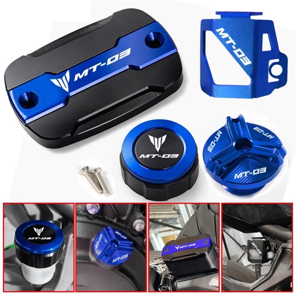 Cappuccio serbatoio fluido frenante Per MT03 MT-03 2015-2019 2020 2021 2022 Cilindro Freno Anteriore E Posteriore Per Moto Tappo Serbatoio Carburante Principale Accessori Tappo Carburante