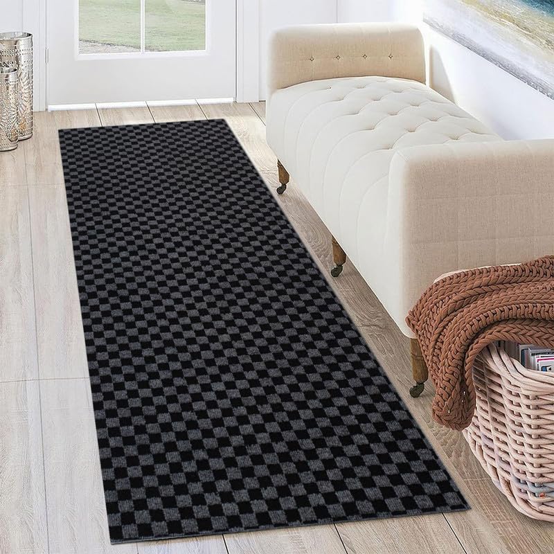 Petgrow Hallway Runner Rug 2FTX17FT,Super Skid Resistant TPR Backing Area Rug Runner, Indoor Outdoor Carpet Door Mat for Floor Entryway Kitchen