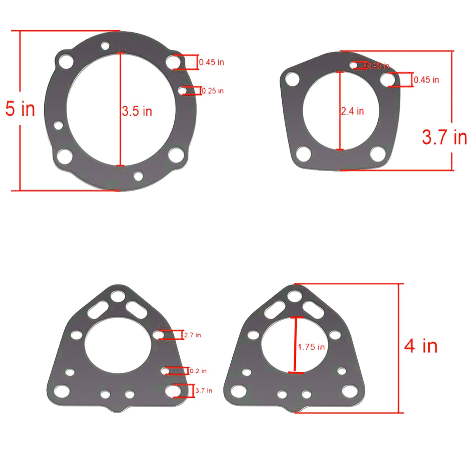 Exhaust Gasket Kit for Kawasaki Jet Skis 1100 ZXI/1100 STX/1100