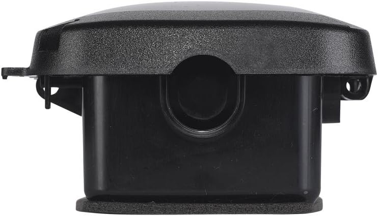 Intermatic WP5100BL Extra Duty Plastic Weatherproof Cover, 2.75-Inch Single Gang, Black