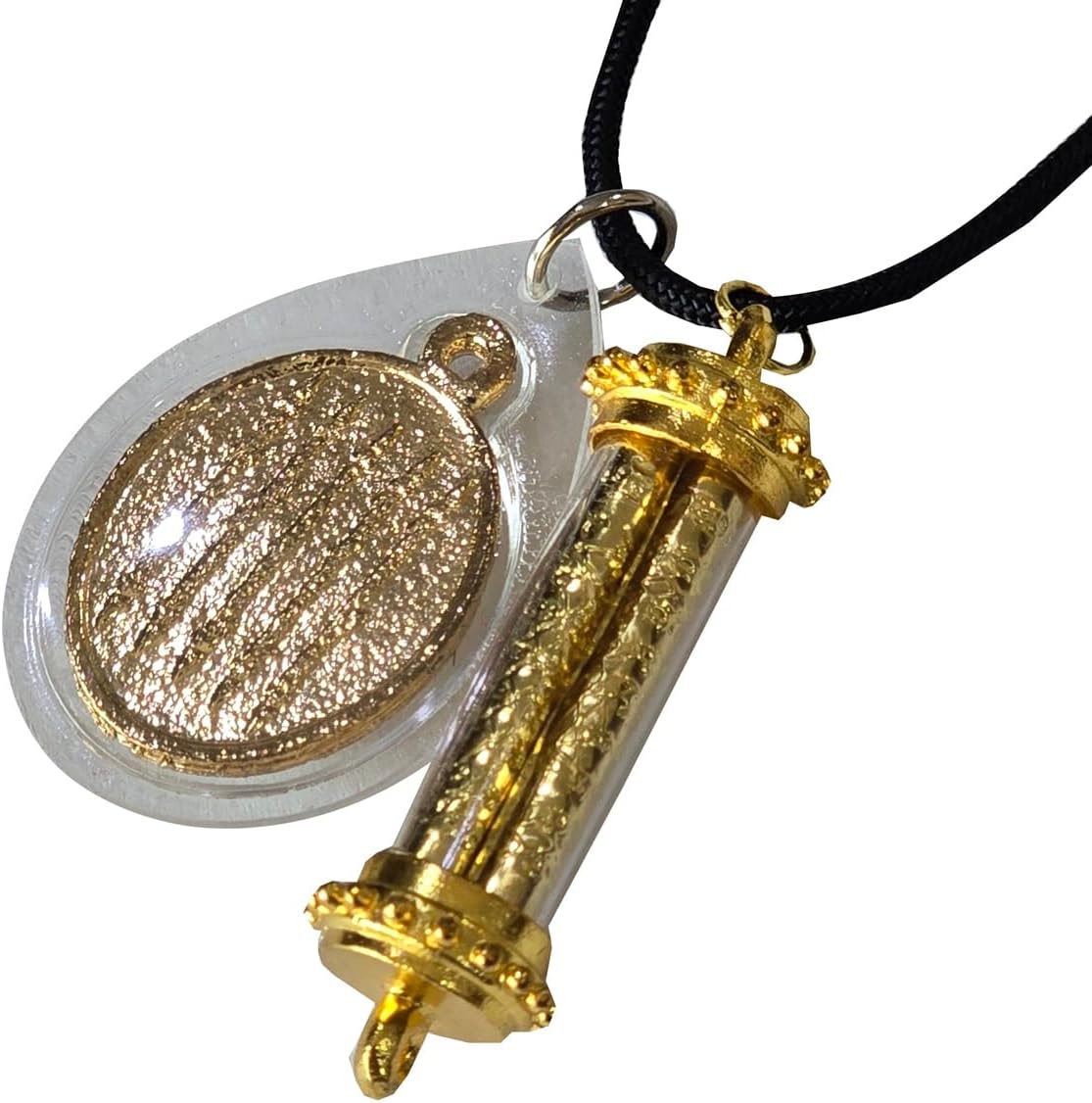 Thai Amulet Buddha Holy Talisman Holy Jewelry for Men Women Charms Three Kings Gold with Yantra 5 Rows Phra Gold Wealth Rich Lucky Diamond Armor Mantra Happiness Life Protection Good