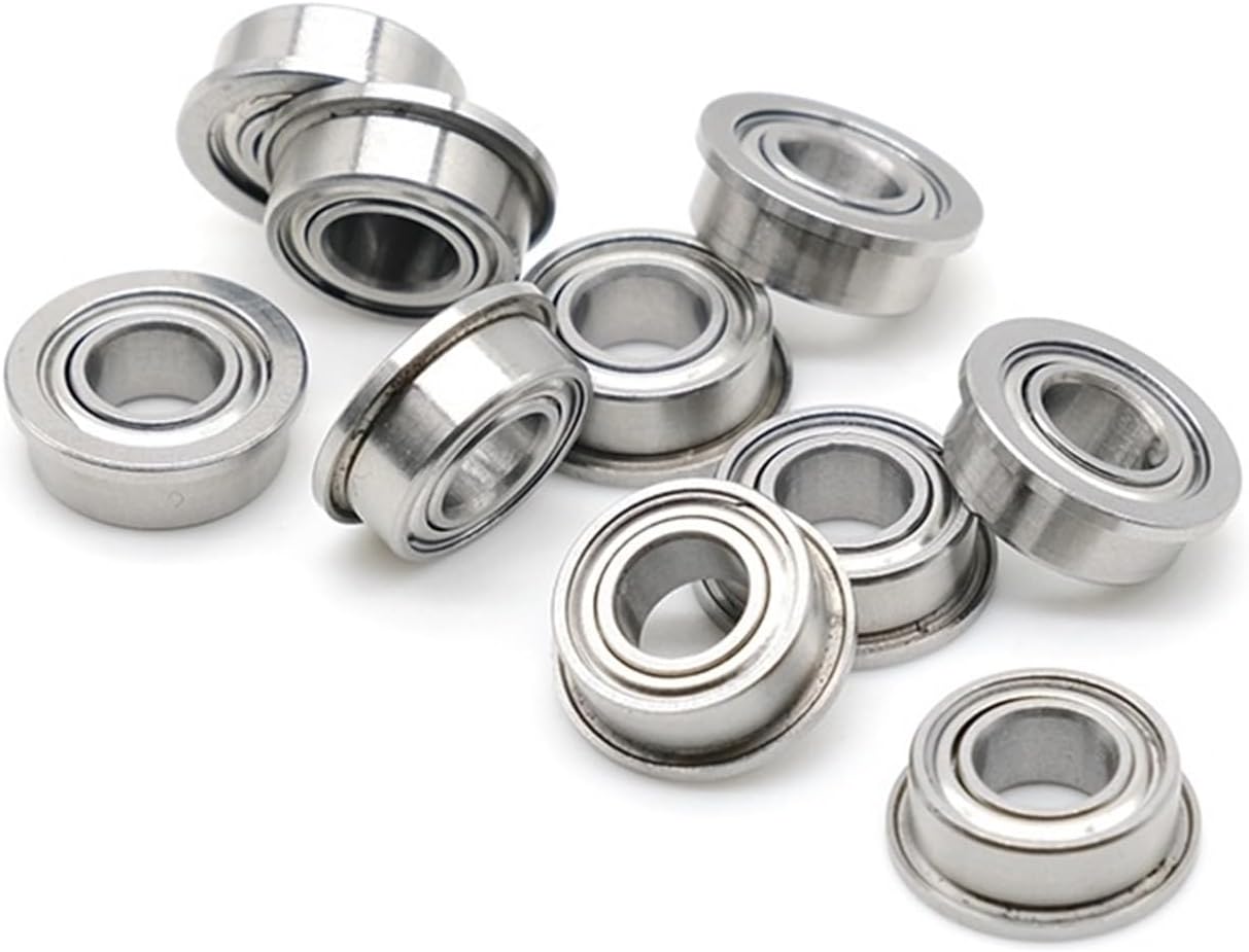 3D Printer Accessories ABEC-7 20PCS MF115ZZ 5x11x4 mm Flange Bearings for Reborn/Reborn2 Shaft Guide Rails