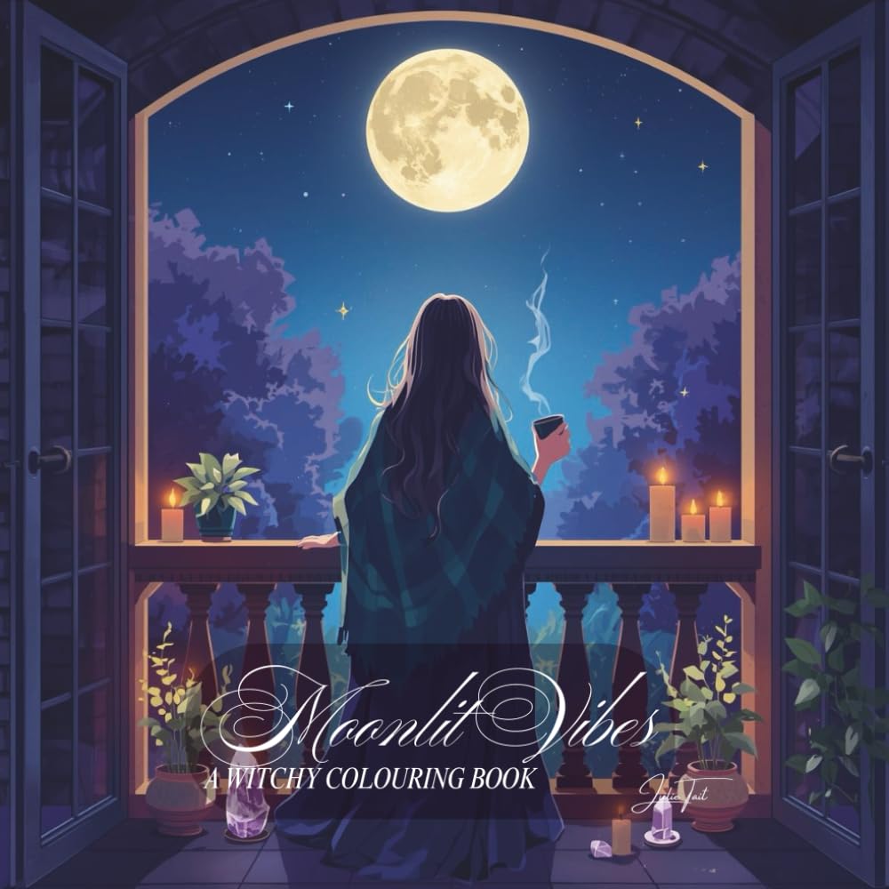 Moonlit Vibes: A Witchy Colouring Book (Witchy Vibes)