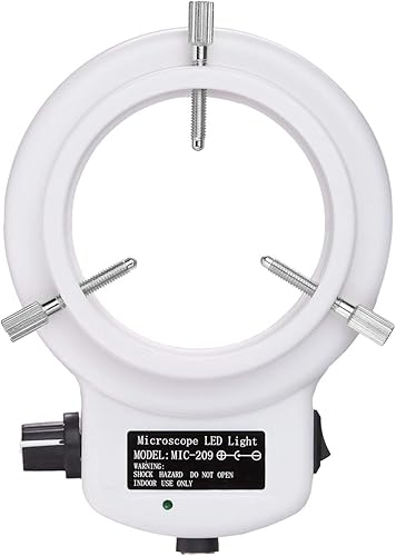 Miniatura 6 de PARCO Scientific PMLIFR-09B - Anillo de luz LED ajustable negro de 144