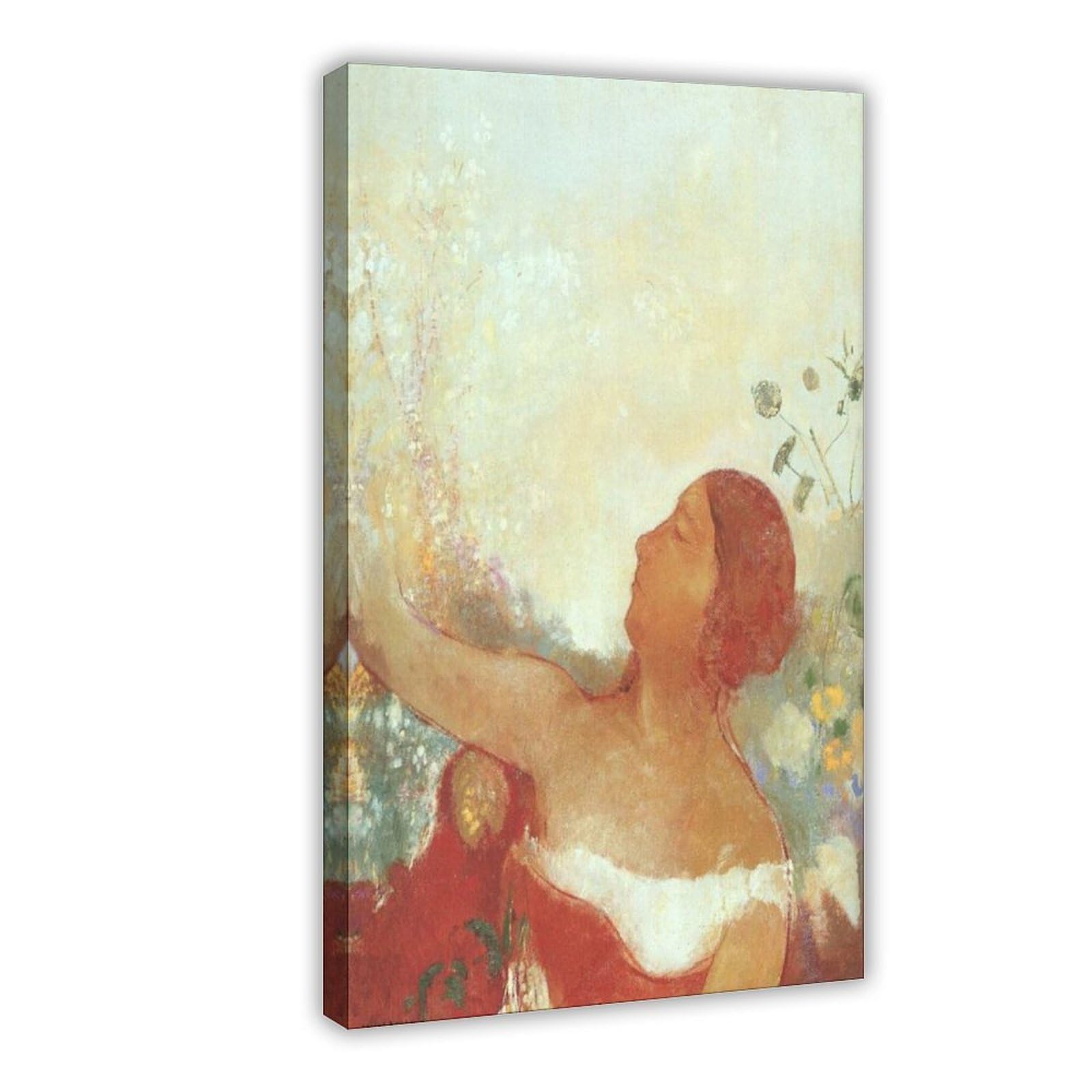 WCYB The Predistined Child by Odilon Redon Posters Prints Canvas Deco Paintings Wall Art Frame 16" L X 24" W