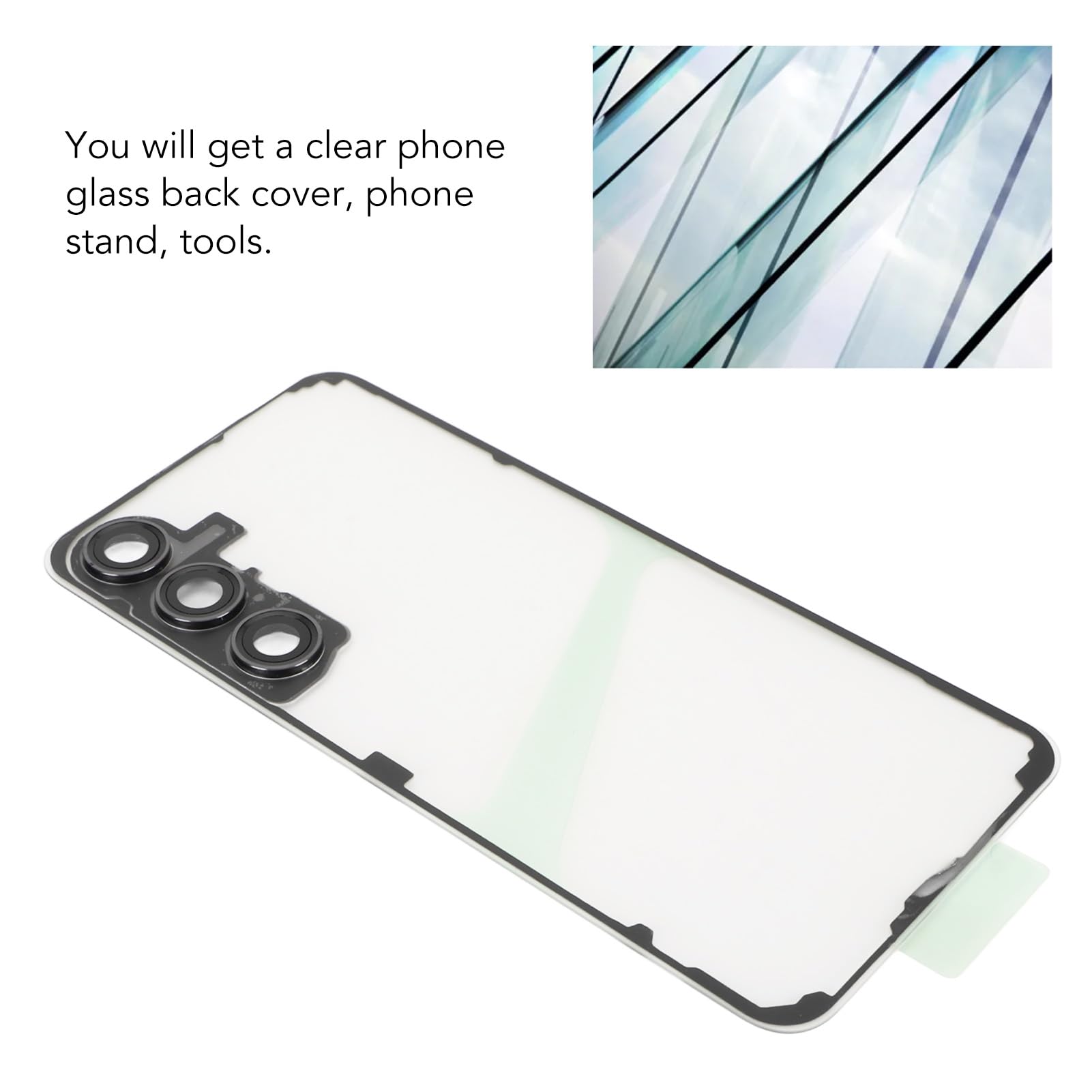 Verre De Remplacement Pour Objectif D'appareil Photo Apple - Coque Arrière Neuve, Sans Marque