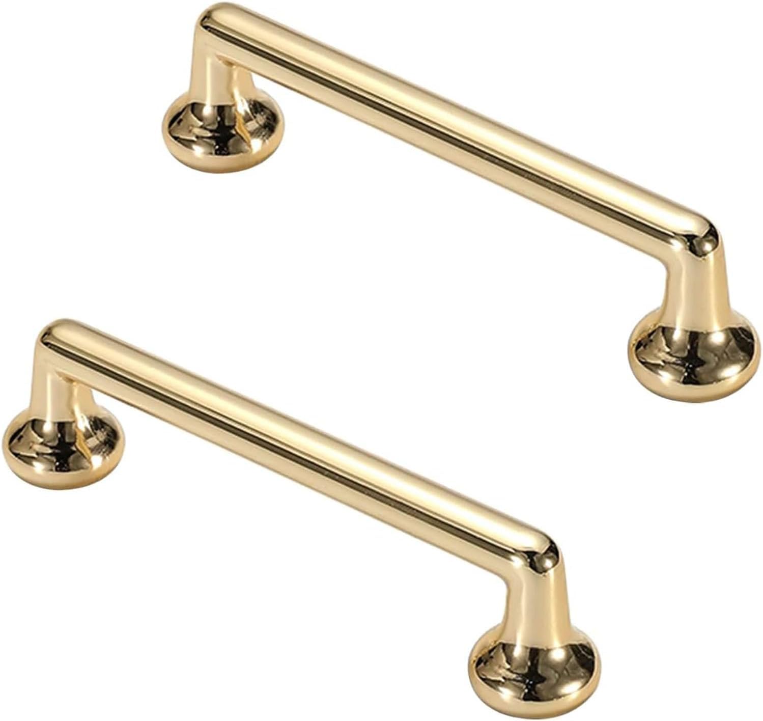 Boutons de placard dorés 192mm en zinc pour remplacer les poignées usées de cuisine