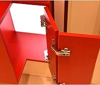 LOOTICH 135 fokos sarokpánt szett 4db konyhai szekrény gardróbszekrény ajtóhoz csavarokkal 5