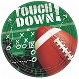 Football Frenzy Dinner Plates Party Accessory 50 piece