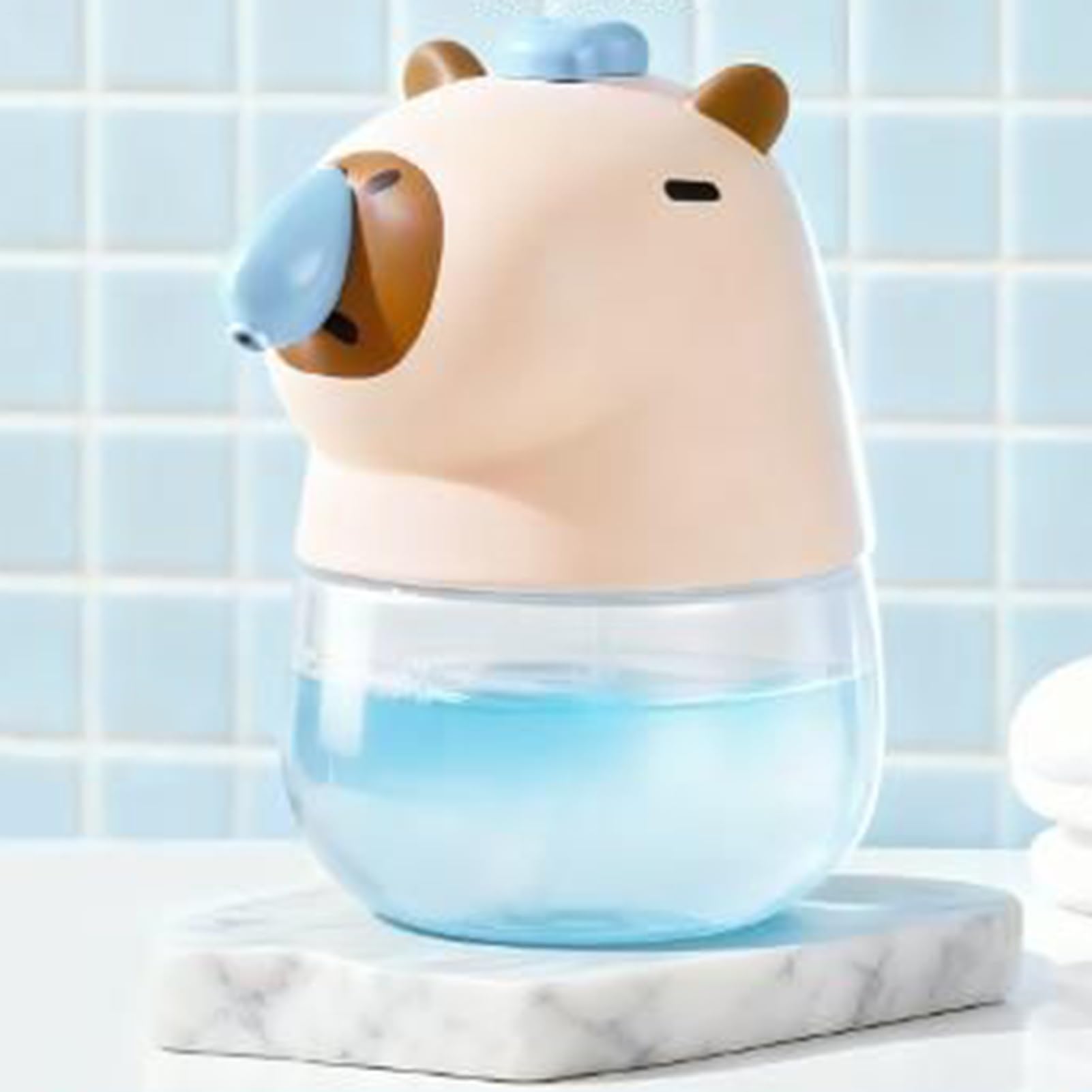 Dispensador Automático de Jabón en Espuma Con Forma De Capibara Recargable
