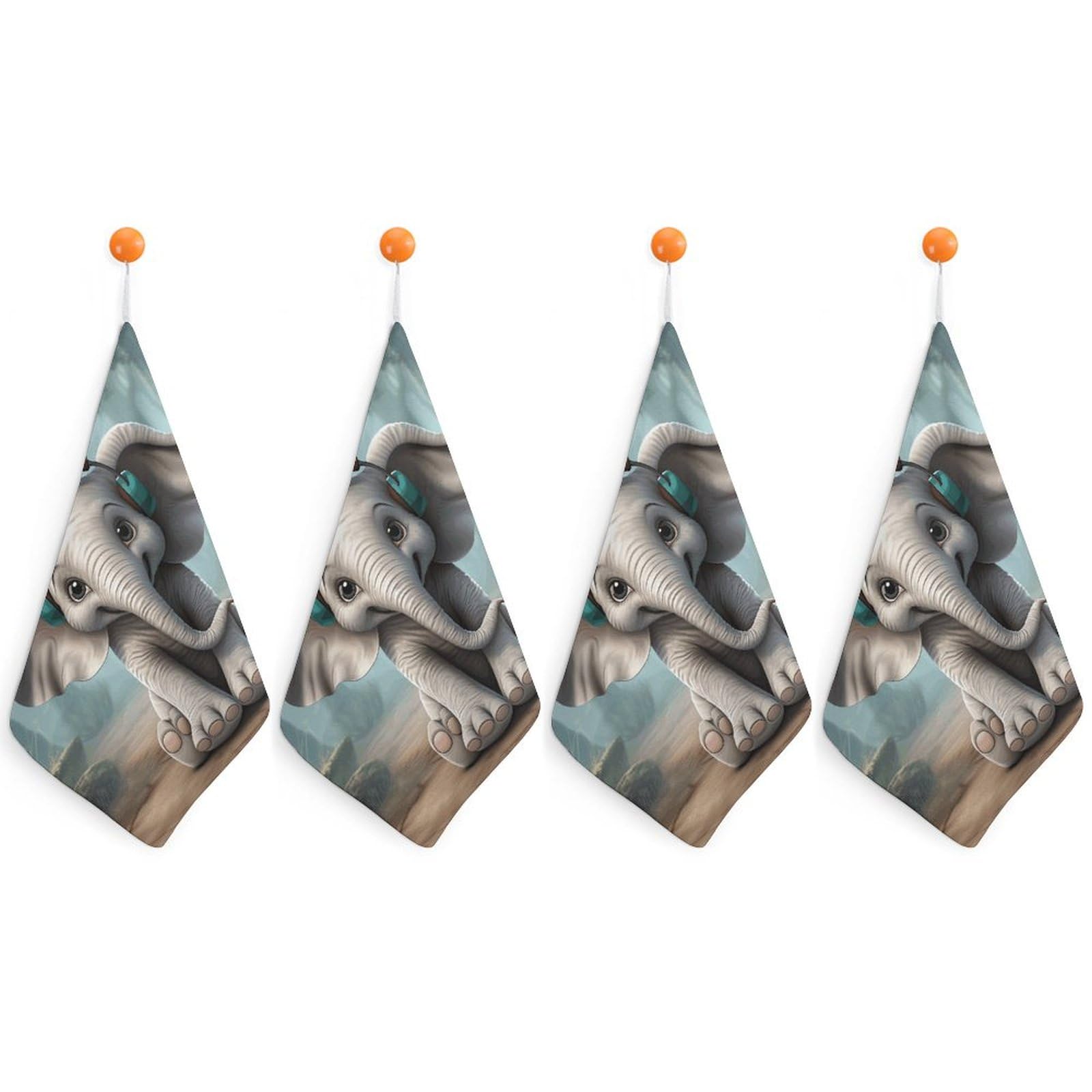 Serviette de bain éléphant gris douce et absorbante pour sport et spa