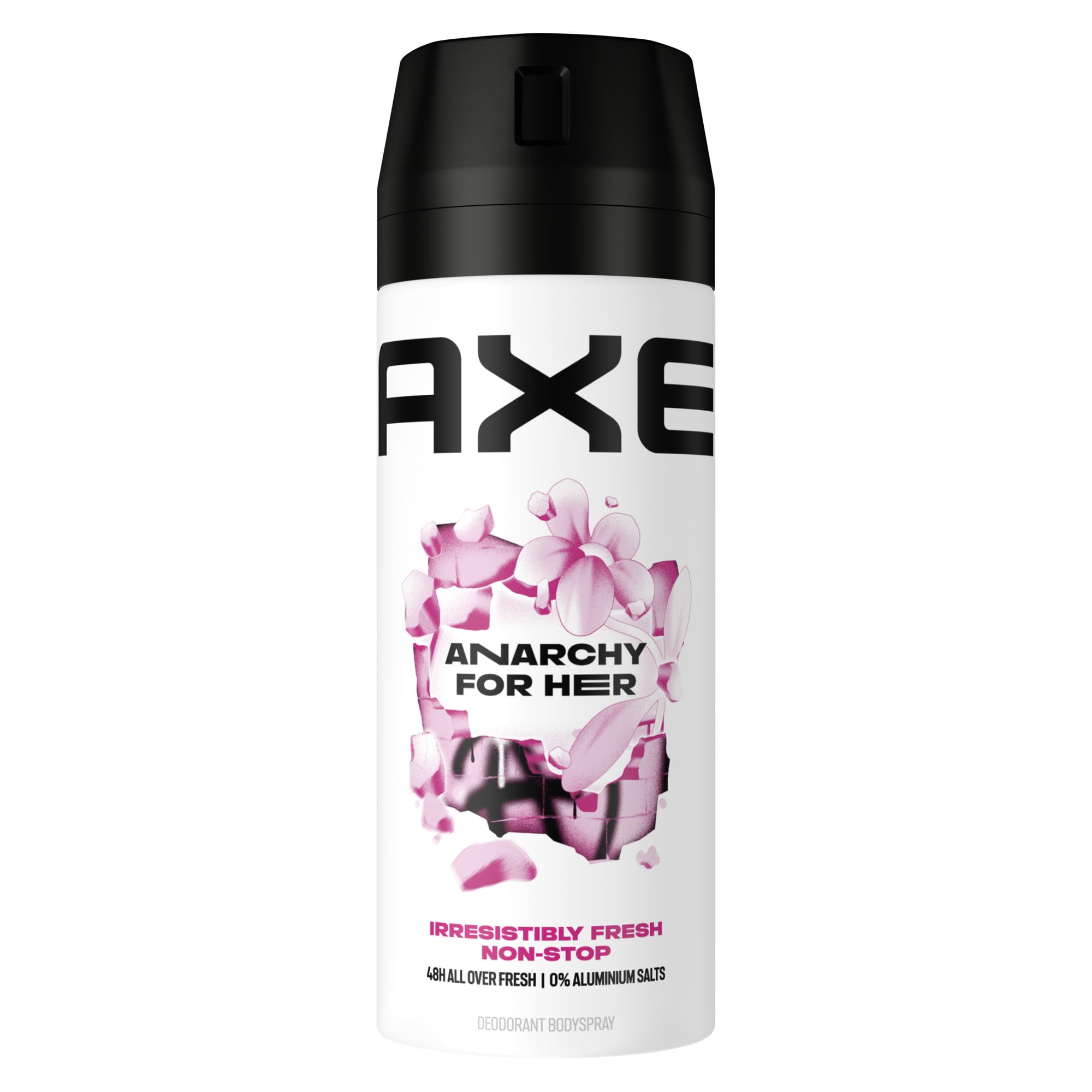 Axe Bodyspray Anarchy for Her Deo ohne Aluminium sorgt 48 Stunden lang für effektiven Schutz vor Körpergeruch 150 ml