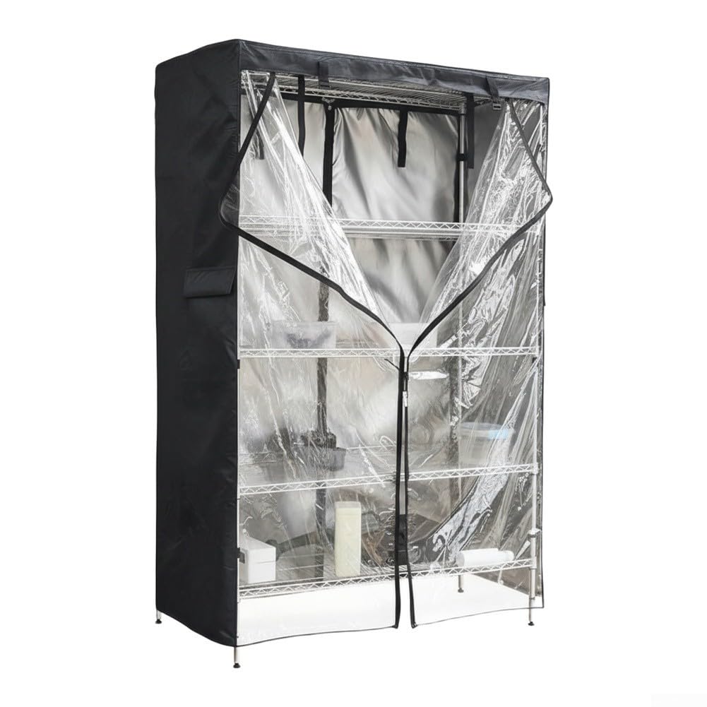 Funda para estante de exterior impermeable Oxford 420D de 60x24x71 pulgadas