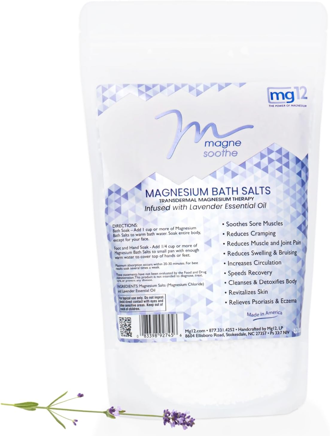 5.5lb MagneSoothe Magnesium Bath Salt