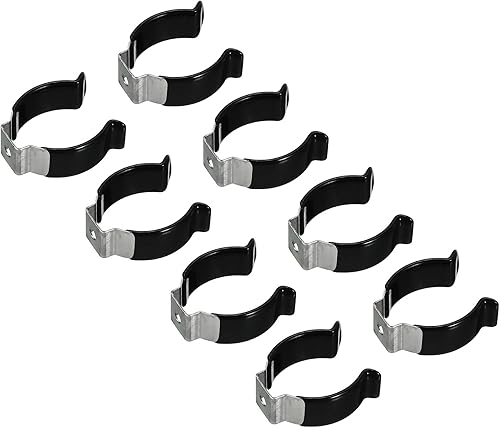 MECCANIXITY T10 U Clips Soporte de montaje para bombilla LED Soporte de montaje Soporte de tubo fluorescente de acero inoxidable, abrazaderas de