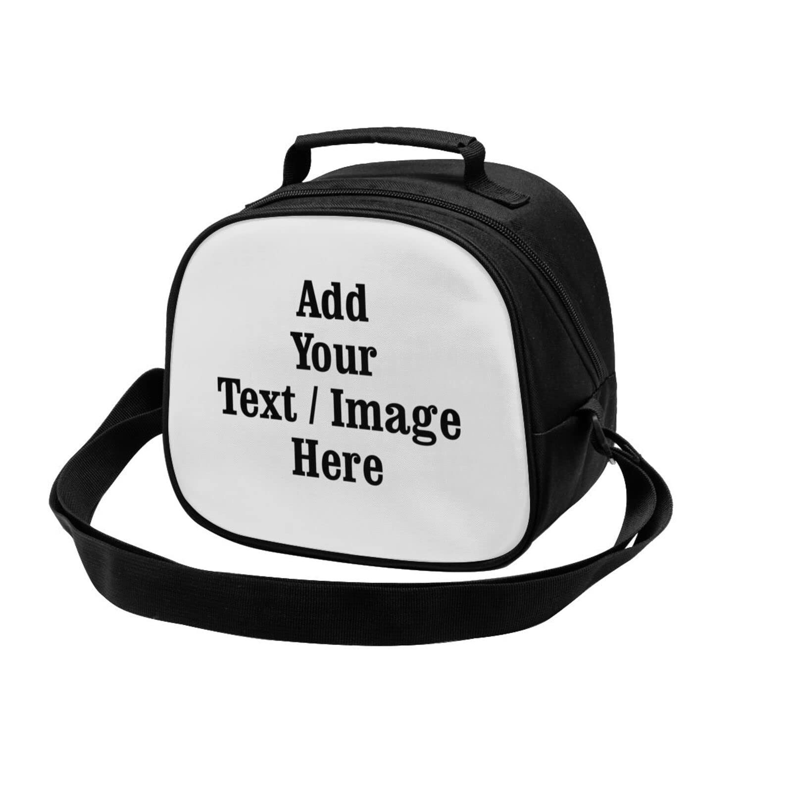 YunPoo Custom Lunch Bag, Personalised Lunch Bag for Kids Custom Insulated Lunch Bag Meal Prep Cute Bag Waterproof Meal Bag with Zipper and Shoulder Straps