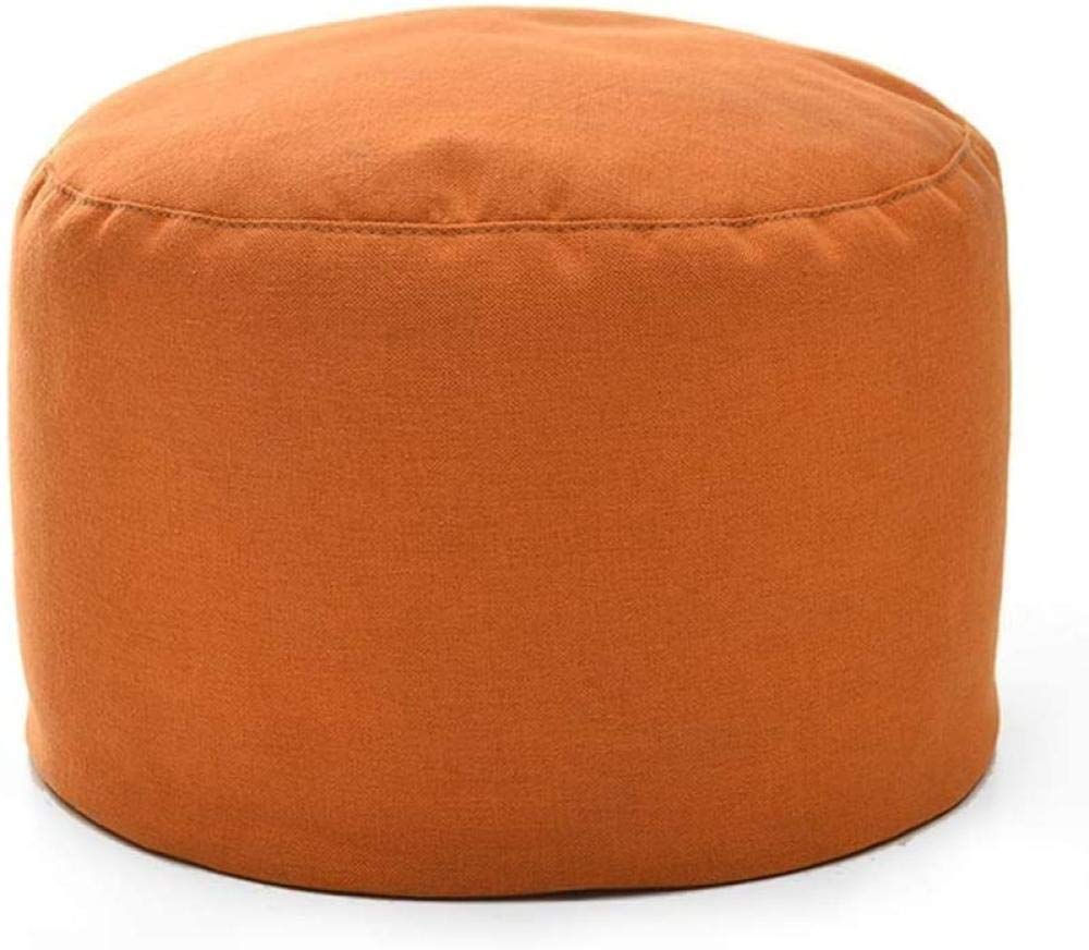 Tabouret rond ottoman et petit pouf confortable pour coin lecture