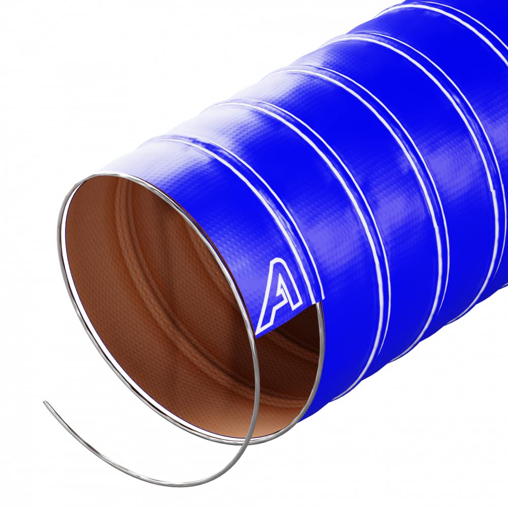 Ap Automotive Blue 70Mm Silicone Air Ducting 1 Metre