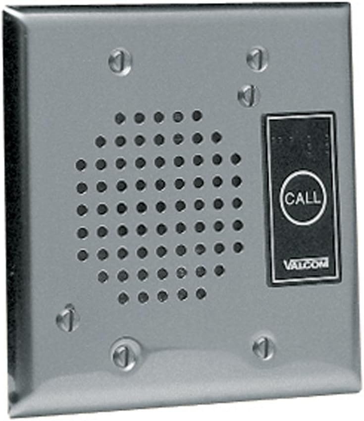 VALCOM V-1072A-ST Talkback Doorplate Speaker - Stnless Stl